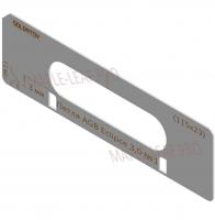 Комплект вставок для шаблона Солдатова «Скрытая петля AGB Eclipce 3.0 (115x23)» 2 штуки